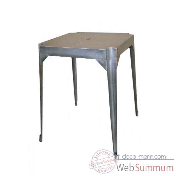 Table haute en fer \\\"multiple\\\'s\\\" acier hauteur 110 cms Antic Line -CD576
