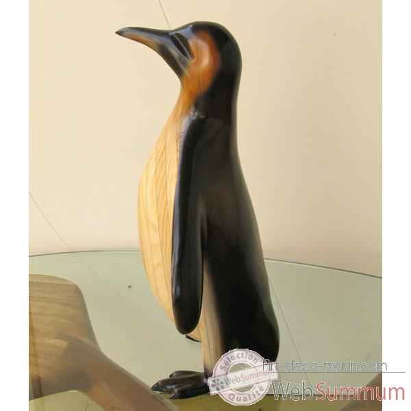 Lasterne-Ornementale-Le pingouin en arrt - 60 cm - OPI060P