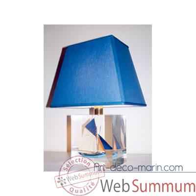 Petite Lampe Thonier Ls 90 Bleu AB Trapèze Bleu Foncé-118