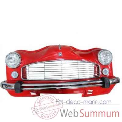Calandre de voiture rouge Antic Line -SEB14658 dans Maquette déco