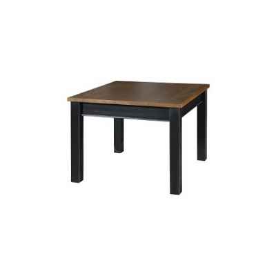 Table plateau bois 100 x 100 x 78 - Antic Line -CD256