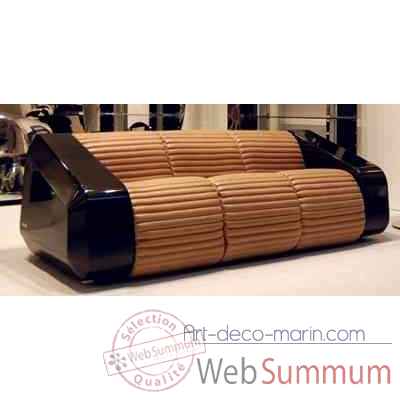 Canape monocoque en cuir et fibre de carbone Arteinmotion CAR-DIV0009