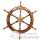 Barre à roue décor laiton  Produits marins Web Summum -web0111