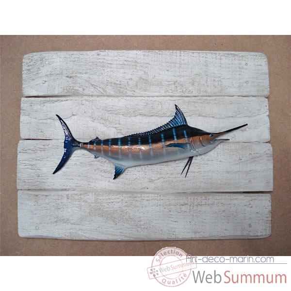 Cadre poisson des tropiques Cap Vert Marlin bleu -CADR37