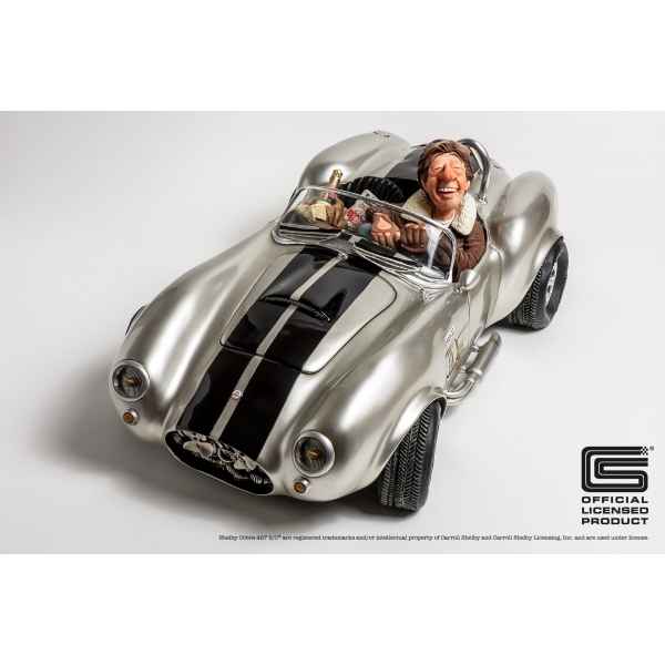 Figurine voiture shelby cobra 427 silver Forchino -FO85082