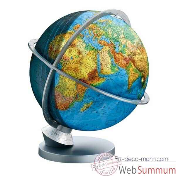 Globe geographique Colombus lumineux - modele Planete Terre Panorama - sphere 30 cm-CO4230529
