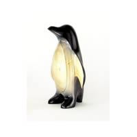 Lasterne-Miniature a poser-Le pingouin a l\\\'arret - 27 cm - PI27-1R