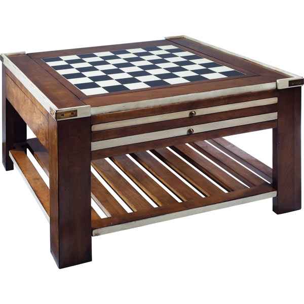 Table basse Table a Jeux Ivoire -amfmf005