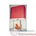 Video Moyenne Lampe Rectangle Chaloupe Rouge Can 23 Abat-jour Rectangle Rouge-128