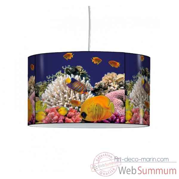 Lampe suspension faune marine recif de corail -FM1221SUS