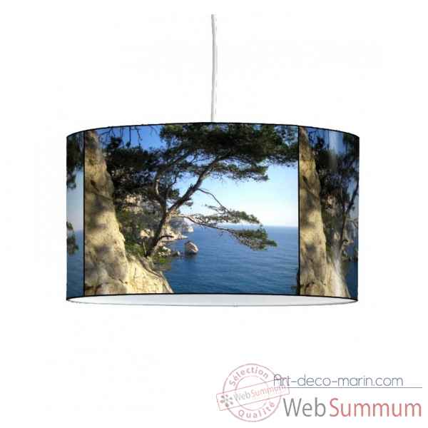 Lampe suspension sud paysage marin calanque -SU1205SUS