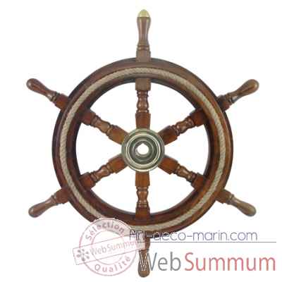 Barre a roue avec cordage o 45 cm Produits marins Web Summum -267