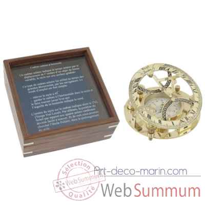 Cadran solaire a boussole, lb, o 11,5 cm Produits marins Web Summum -1112