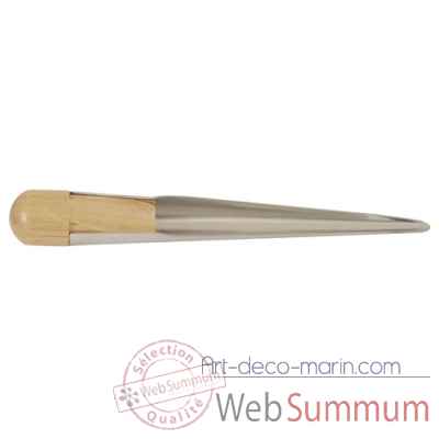 Epissoir inox manche bois - 17,5 cm Produits marins Web Summum -0154
