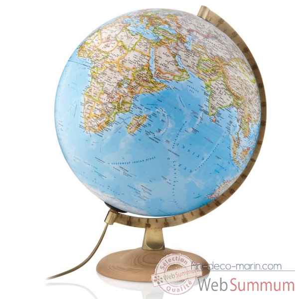 Globe gold classic national geographic lumineux